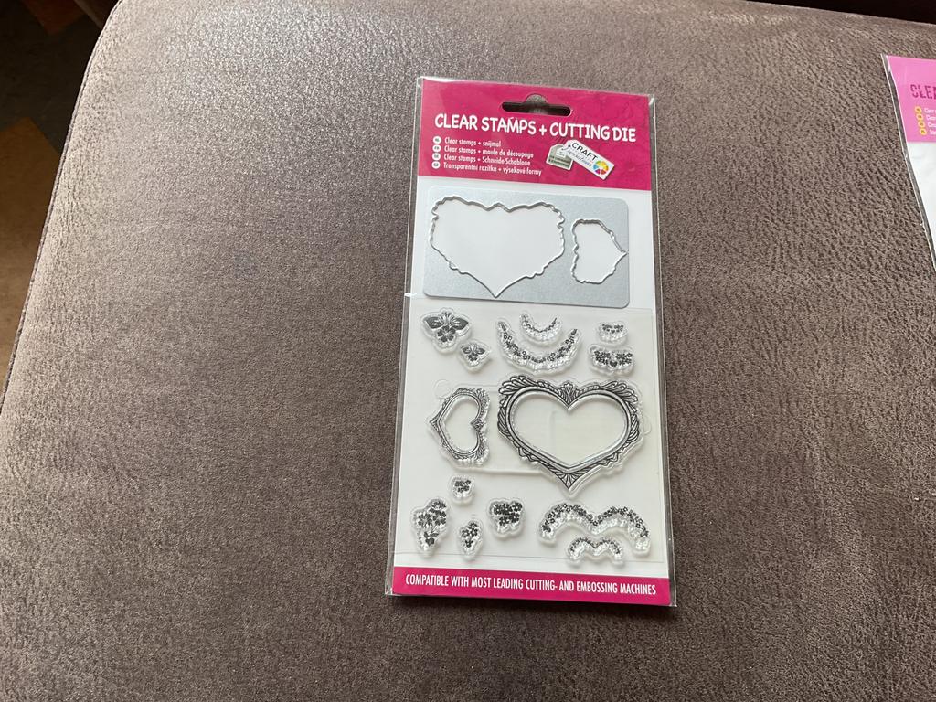 Snijmal en stempelset hartjes NIEUW 1219, Ophalen of Verzenden, Zo goed als nieuw, Pons of Mal