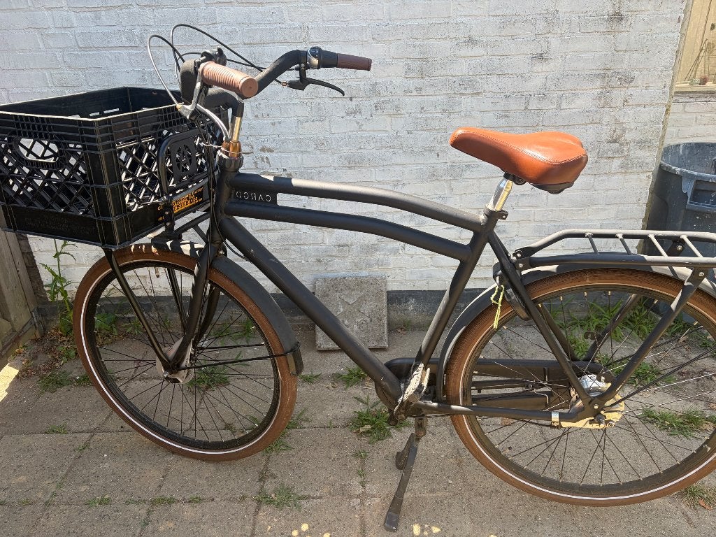 Heren fiets, Fietsen en Brommers, Fietsen | Heren | Herenfietsen, Gebruikt, Versnellingen, 57 tot 61 cm, Trommelrem