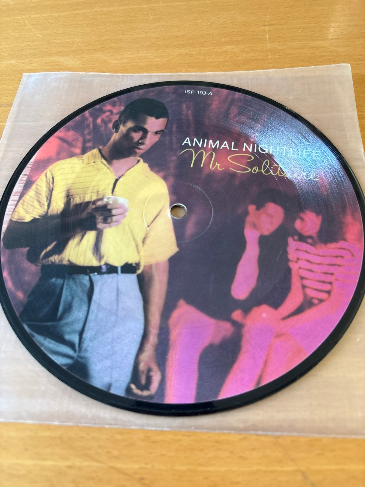 Animal Nightlife - Mr. Solitaire Picture Disc (1984), Gebruikt, Pop, 7 inch, Ophalen of Verzenden