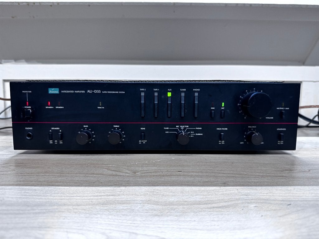✅ Sansui AU-D33 Integrated Amplifier, Overige merken, Refurbished, Ophalen of Verzenden, 60 tot 120 watt