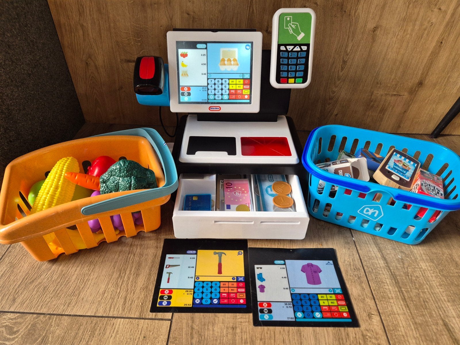 Little Tikes Kassa met Winkelmandjes en Speelgoedeten, Ophalen