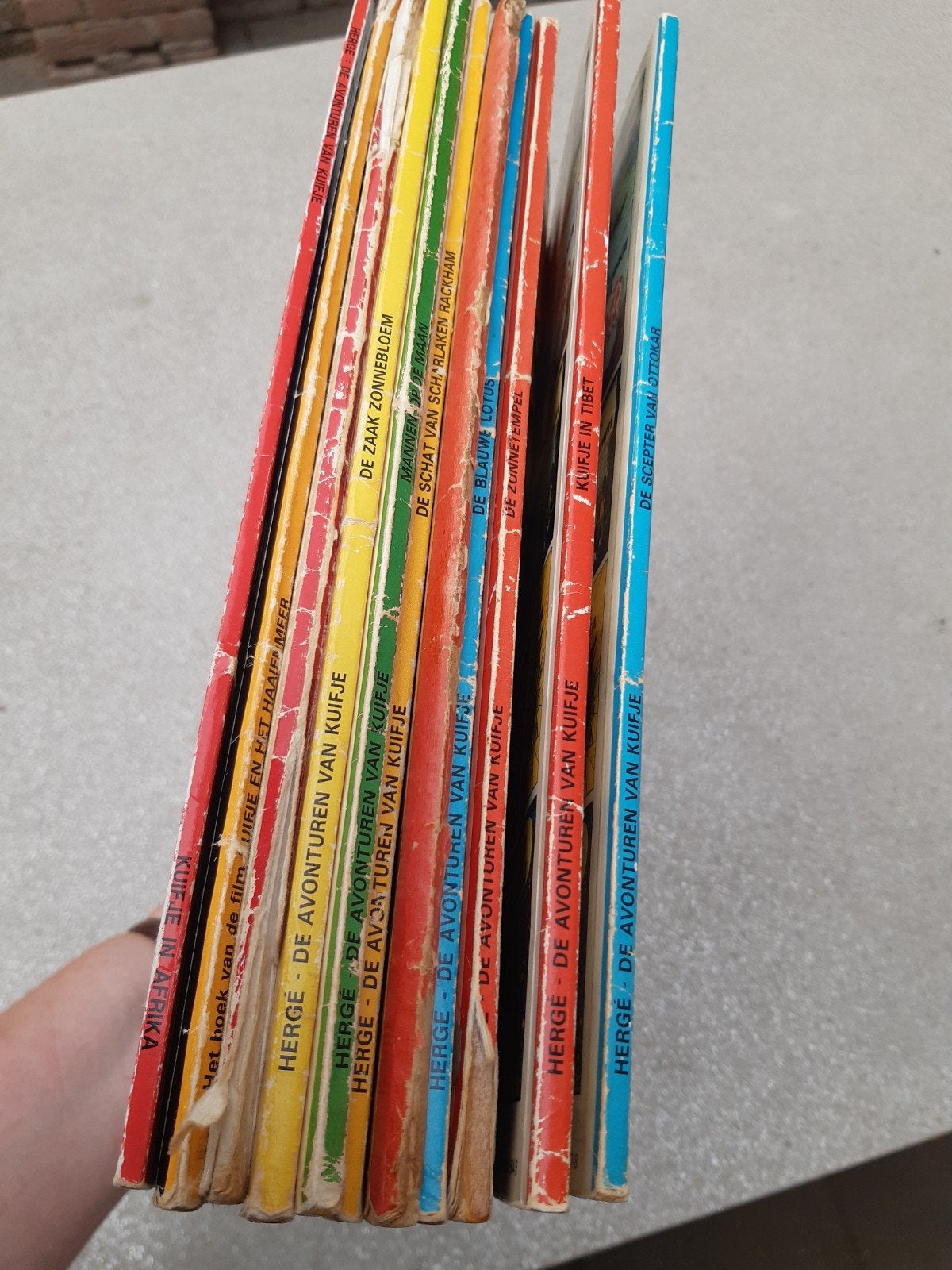 Kuifje 11x 1966 1967 softcover, Meerdere stripboeken, Verzenden, Gelezen, Hergé