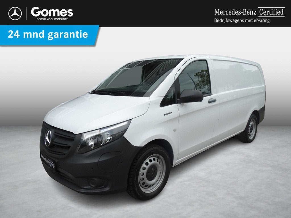Mercedes-Benz eVito eVito Lang 66 kWh | 100% elektrisch | pa, Stof, Gebruikt, 116 pk, Wit