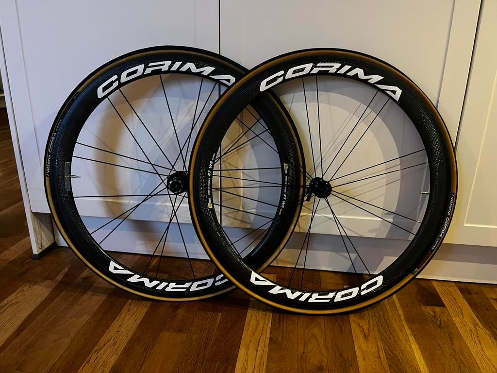 Corima carbon wielen 47 ws black., Ophalen, Zo goed als nieuw, Wiel