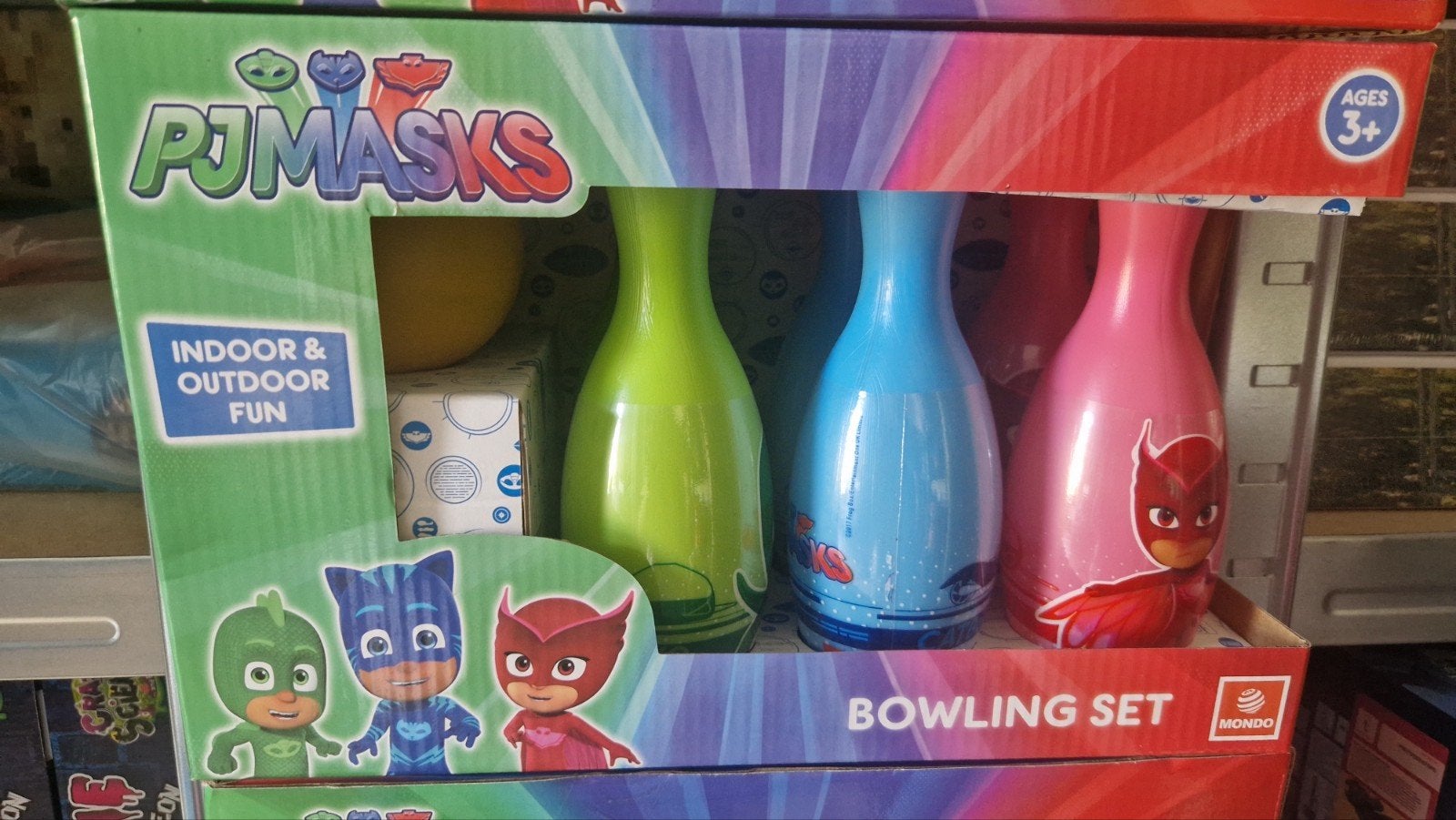 PJ Masks Bowling Set - Nieuw, Kinderen en Baby's, Onbekend adres, Italië, Jongen of Meisje, Mondo, Nieuw