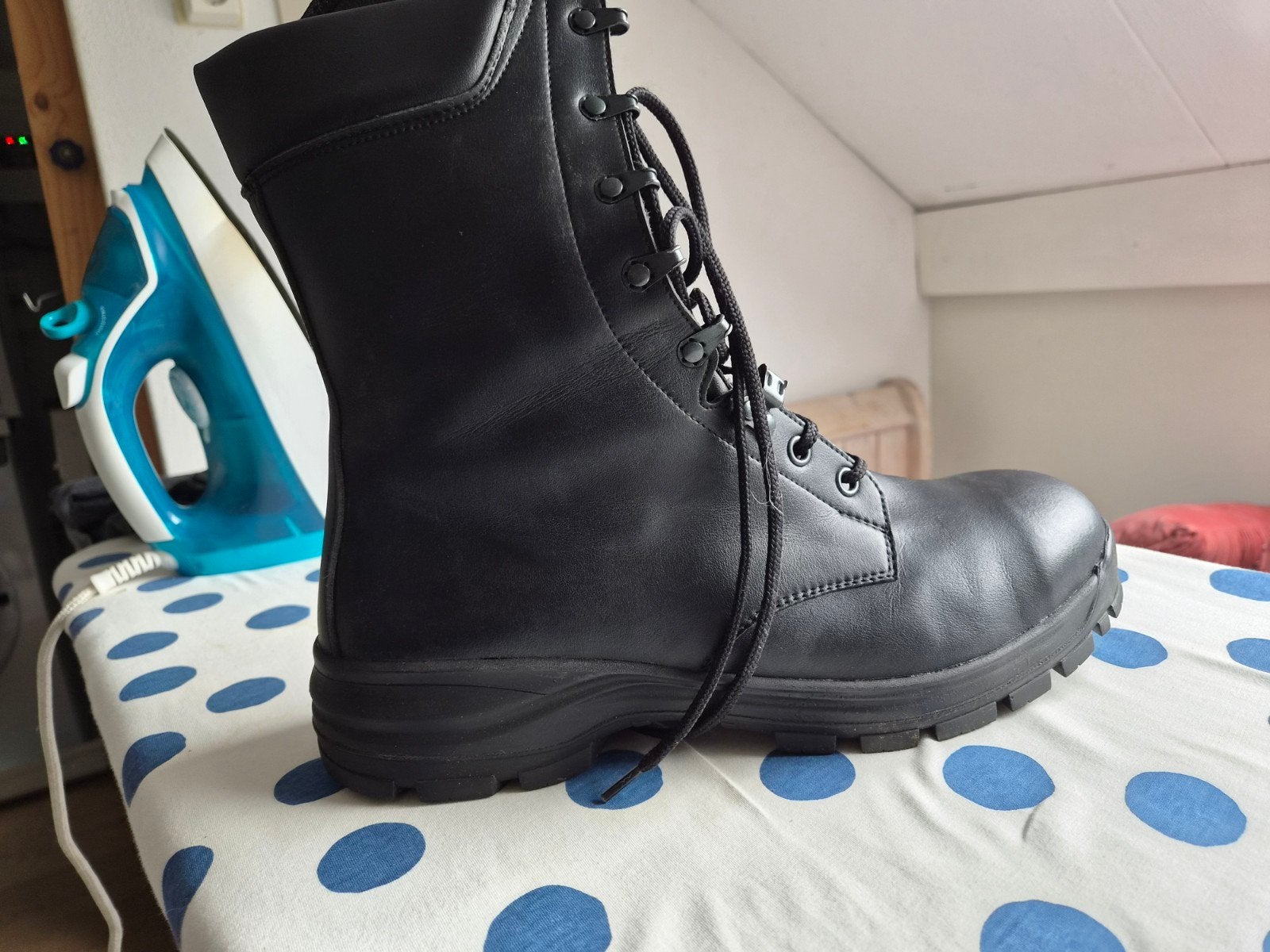 Nieuwe Mariniers Laarzen Maat 47 Medium in Doos, Zwart, Boots, Nieuw, Ophalen of Verzenden