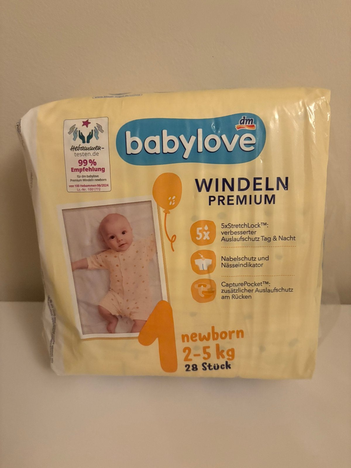 Baby luiers maat 1 nieuw 4x, Ophalen of Verzenden, Zo goed als nieuw
