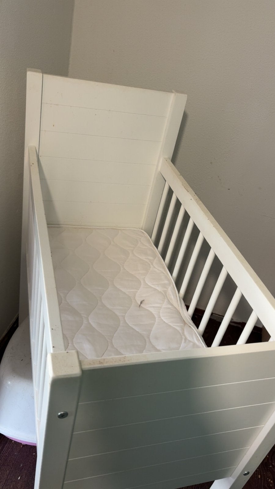 Baby ledikant met matras - Goede staat, Ophalen, Zo goed als nieuw, Ledikant