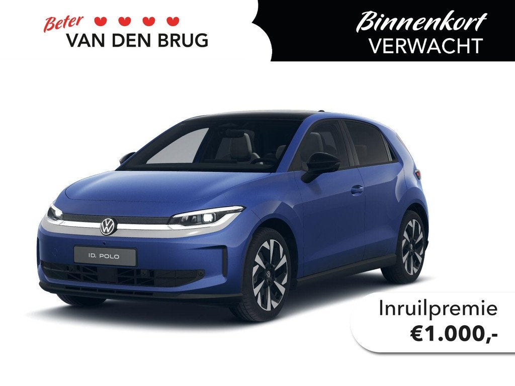 Volkswagen ID. Polo Style First Edition 52 kWh 211 PK | IQ L, Auto's, Volkswagen, Bedrijf, Te koop, Polo, 360° camera, ABS, Adaptive Cruise Control