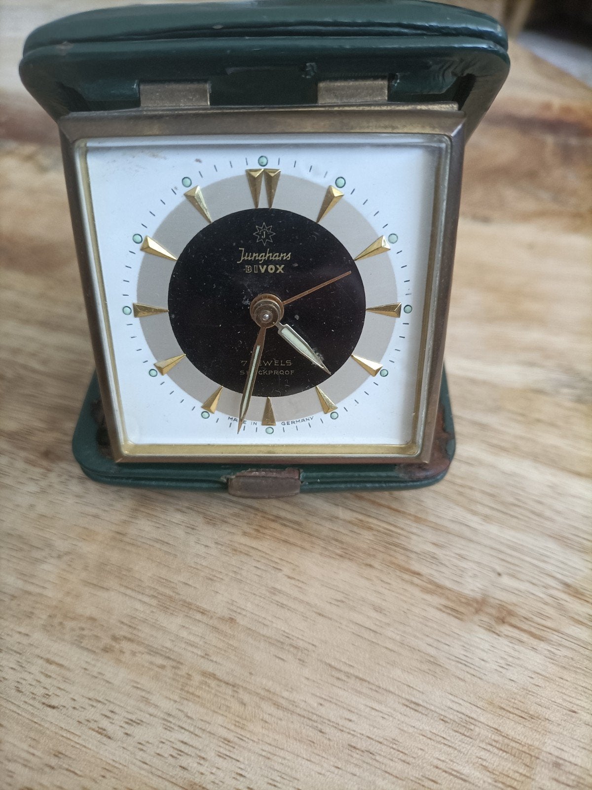 Vintage Junghans Bivox Reiswekker - 100procent, Ophalen of Verzenden