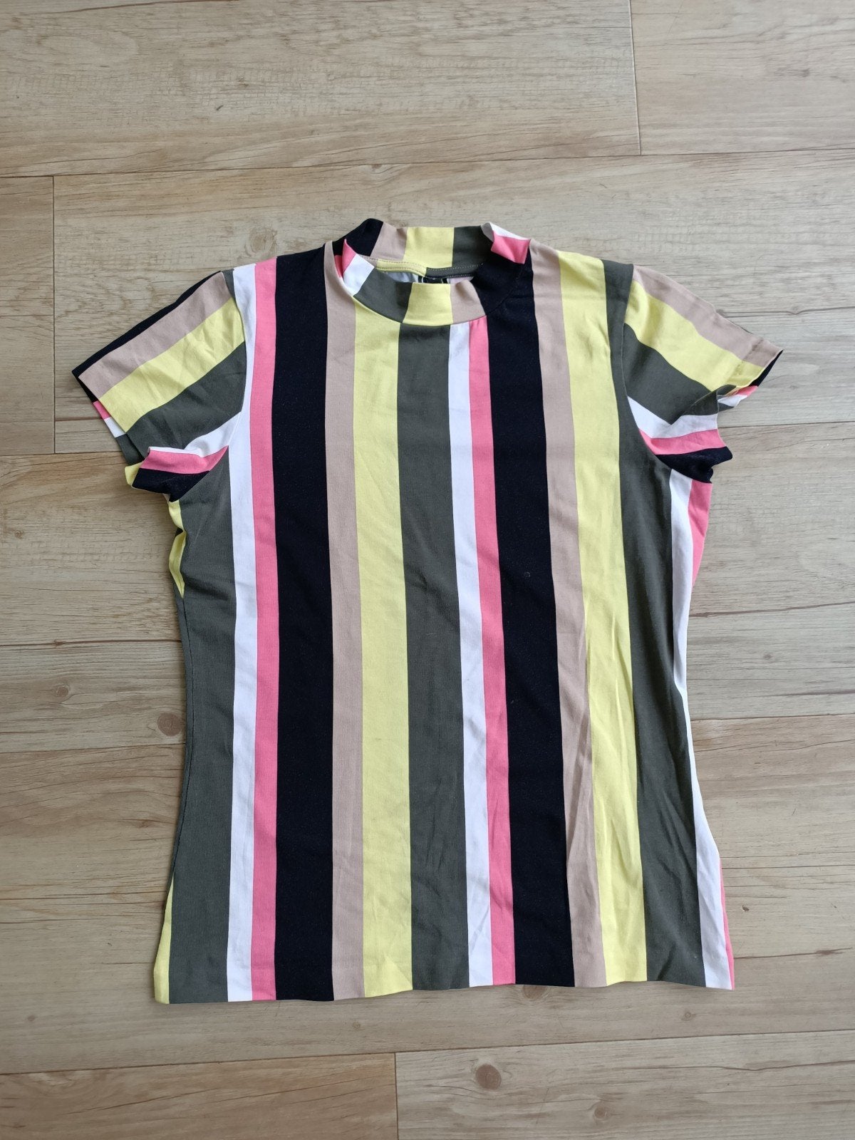 AV gestreept T-shirt met korte mouwen en col maat s, AV, Overige kleuren, Ophalen of Verzenden, Zo goed als nieuw