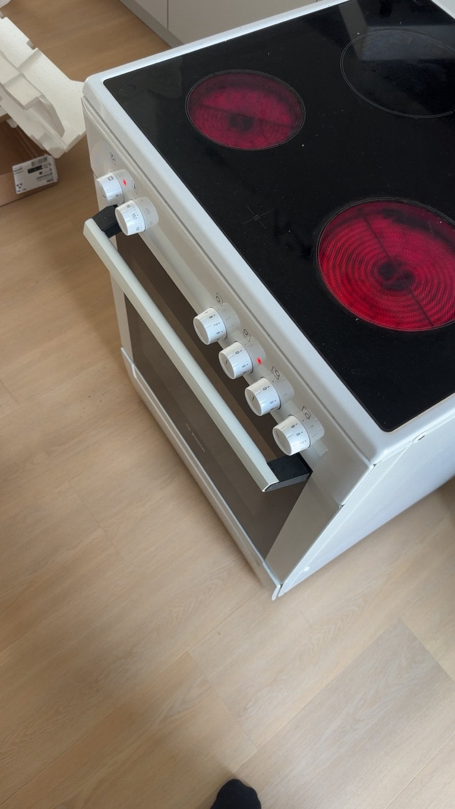 Bosch inductie oven, Ophalen, 4 kookzones, Zo goed als nieuw, Inbouw
