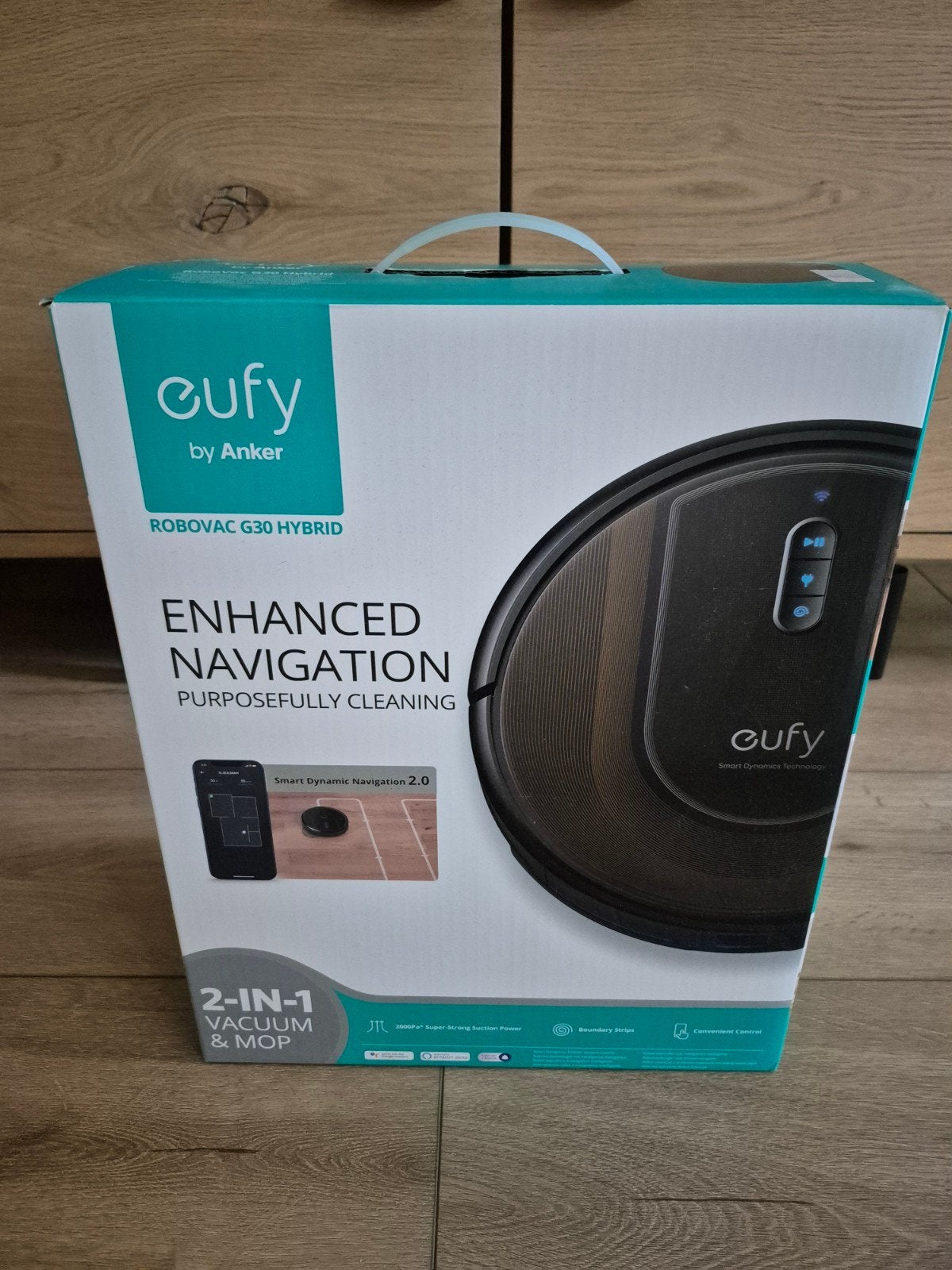 Eufy RoboVac G30 Hybrid Robotstofzuiger met dweilfunctie, Witgoed en Apparatuur, Stofzuigers, Overige merken, Bedienbaar via app