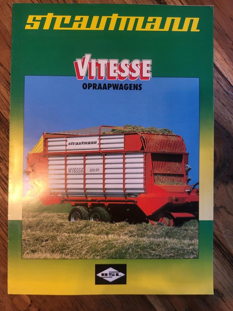 tractor folder Strautmann Vitesse opraapwagens, Ophalen of Verzenden, Zo goed als nieuw