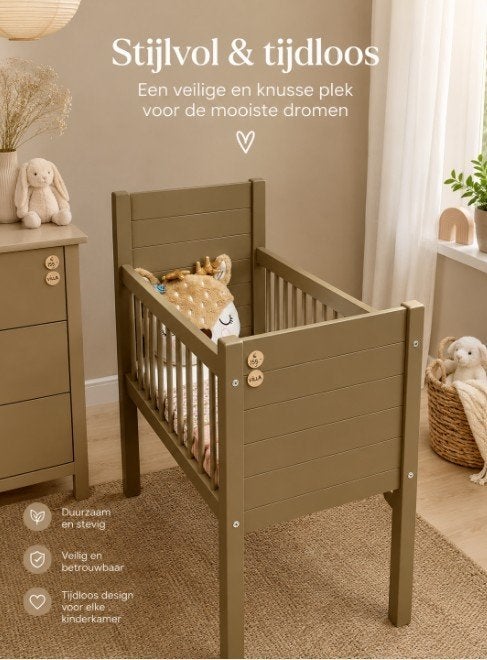 Wieg •Villa• By Juffrouw Kwast, Ophalen, Info@juffrouw-kwast.nl, 7443BS, Juffrouw Kwast