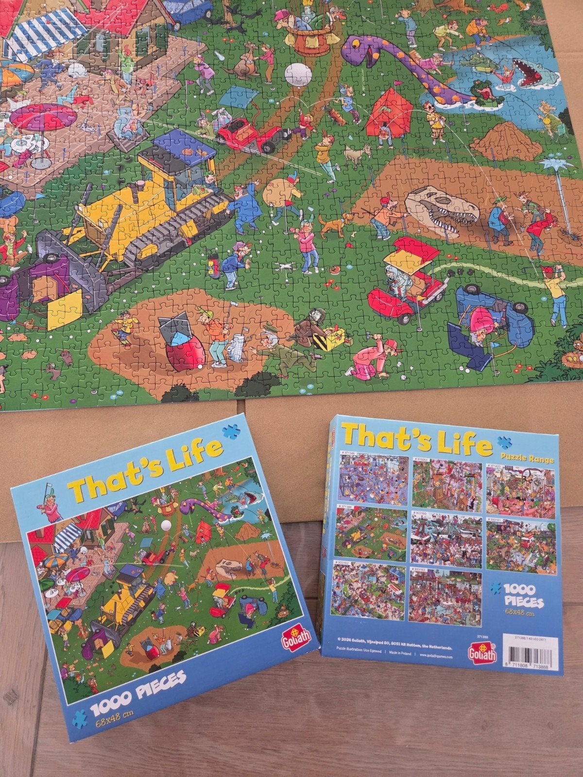 that's life puzzel 1000 stukjes, Ophalen of Verzenden, 500 t/m 1500 stukjes, Zo goed als nieuw