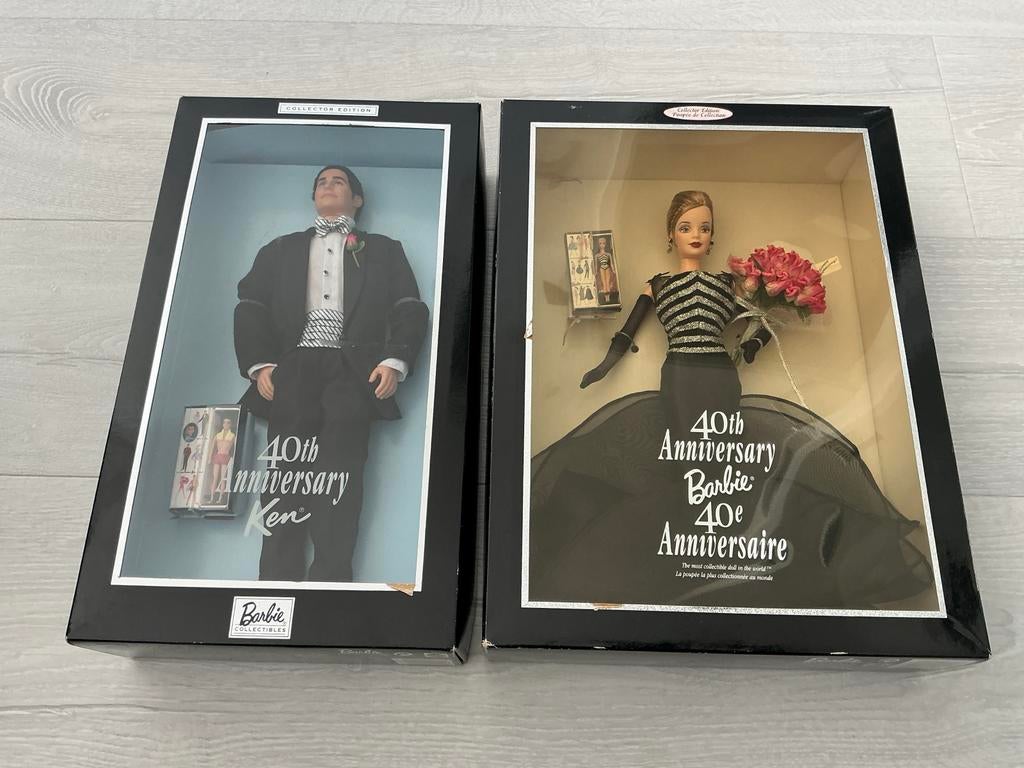 Barbie en Ken 40th Anniversary Collector Edition Poppen, Ophalen of Verzenden, Nieuw, Barbie