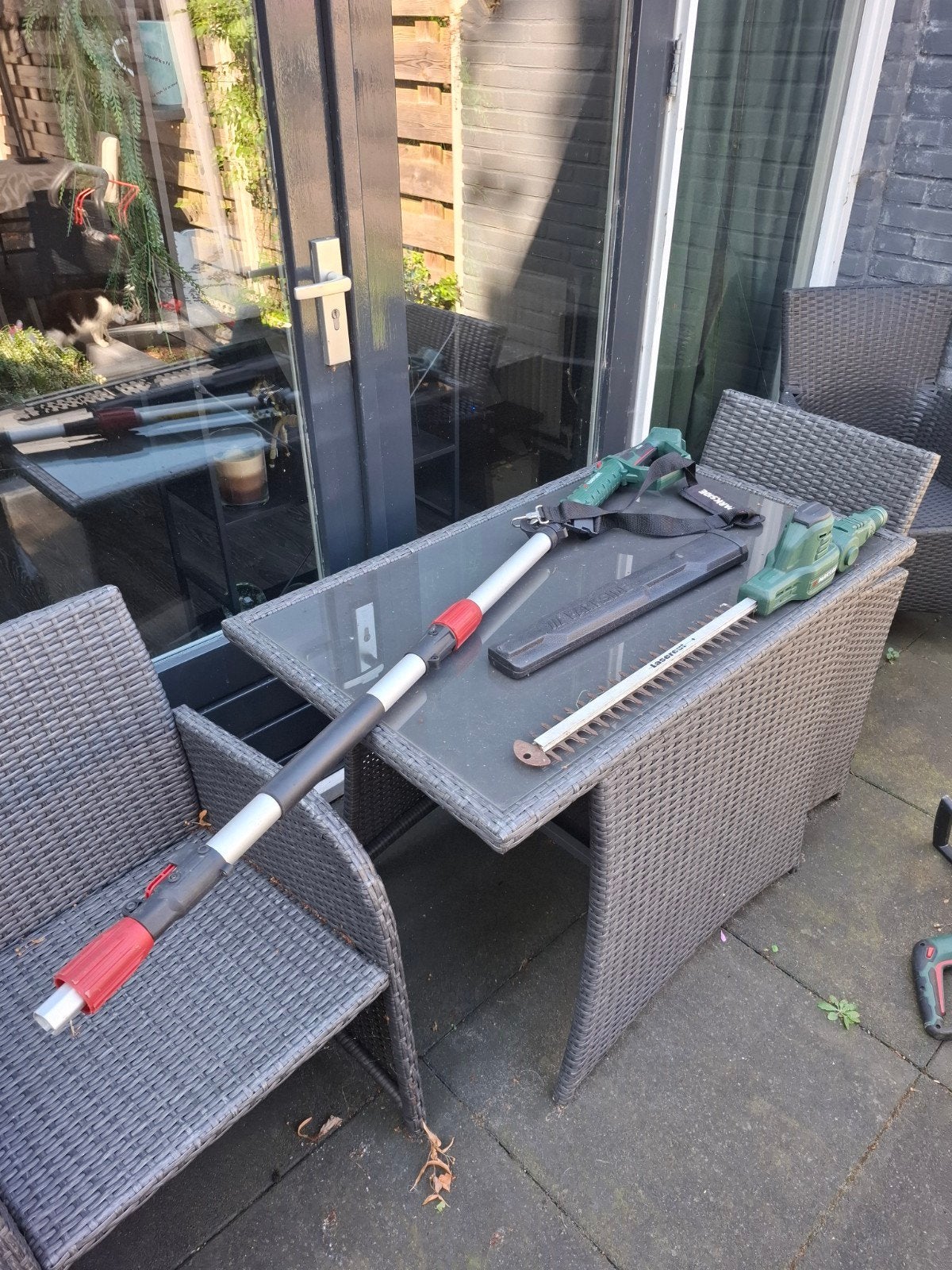 parkside telescopisch heggenschaar, Tuin en Terras, Ophalen, Zo goed als nieuw, Vijverstofzuiger