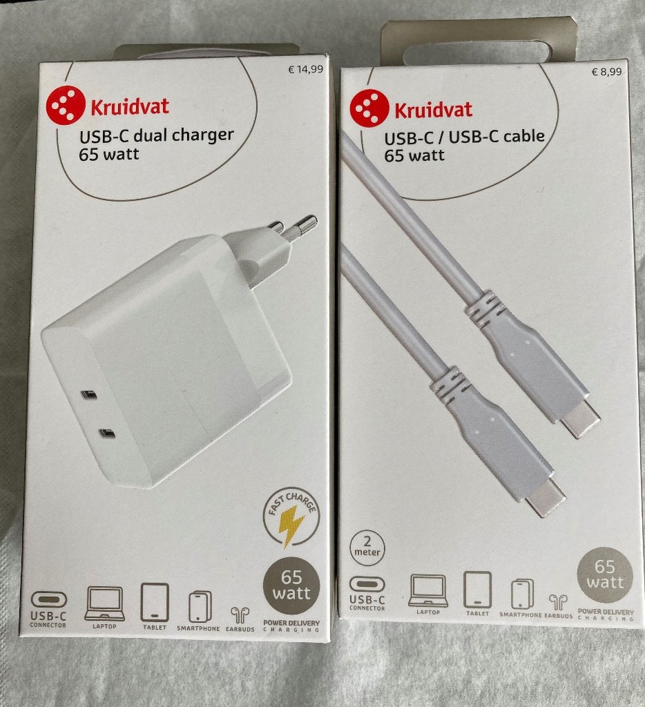 Oplaad kabel, USB-C, Nieuw, Ophalen of Verzenden, Snellader