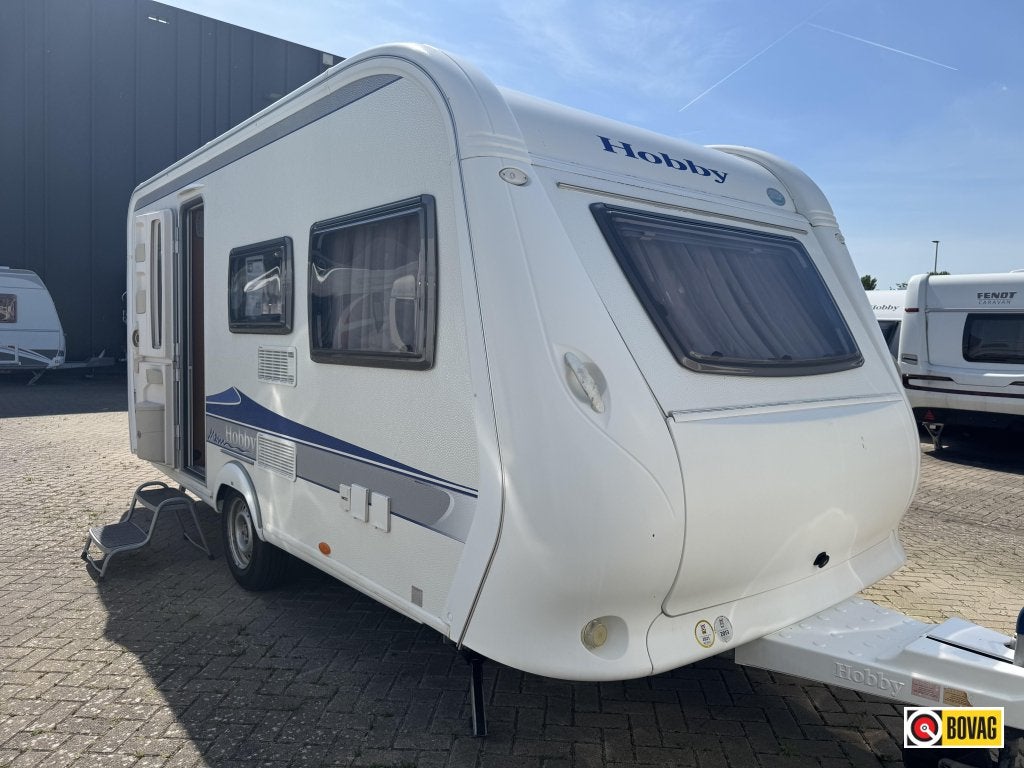 Hobby Excellent 455 UF, Caravans en Kamperen, Caravans, Schokbreker, Rondzit, Hobby, Bedrijf