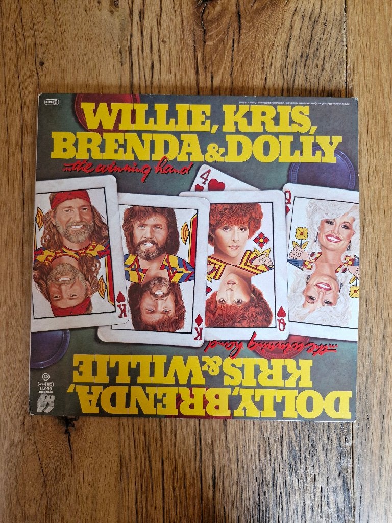 Willie, Kris, Brenda & Dolly - The Winning Hand LP, Cd's en Dvd's, LP, Gebruikt, Ophalen of Verzenden, 12 inch
