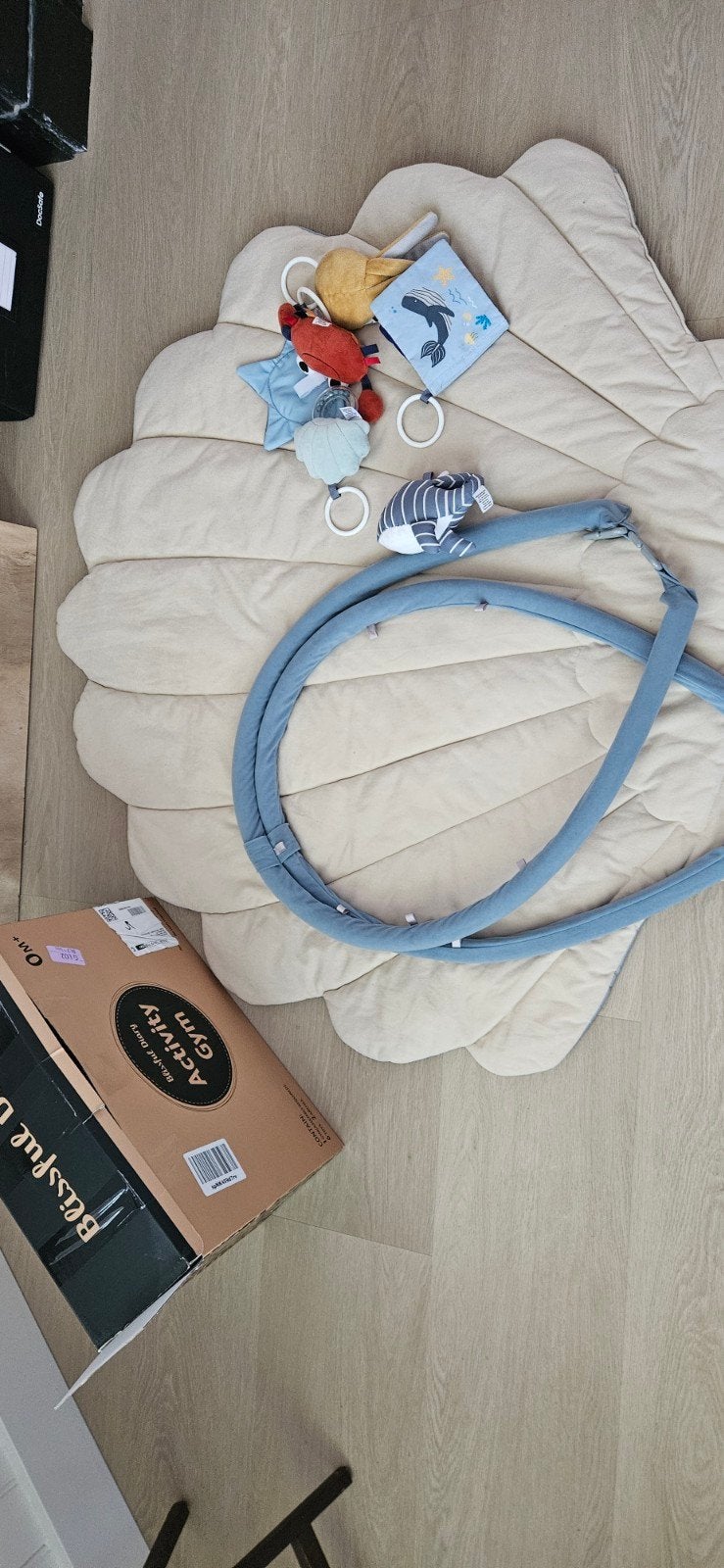 Blissful Dreams Activity Gym Schelp - Zo goed als nieuw, Kinderen en Baby's, Speelgoed | Babyspeelgoed, Ophalen of Verzenden, Zo goed als nieuw