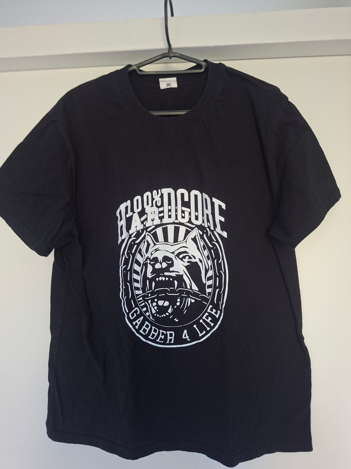 t'shirt zwart maat m  100% hardcore, Ophalen of Verzenden, Gedragen, Zwart