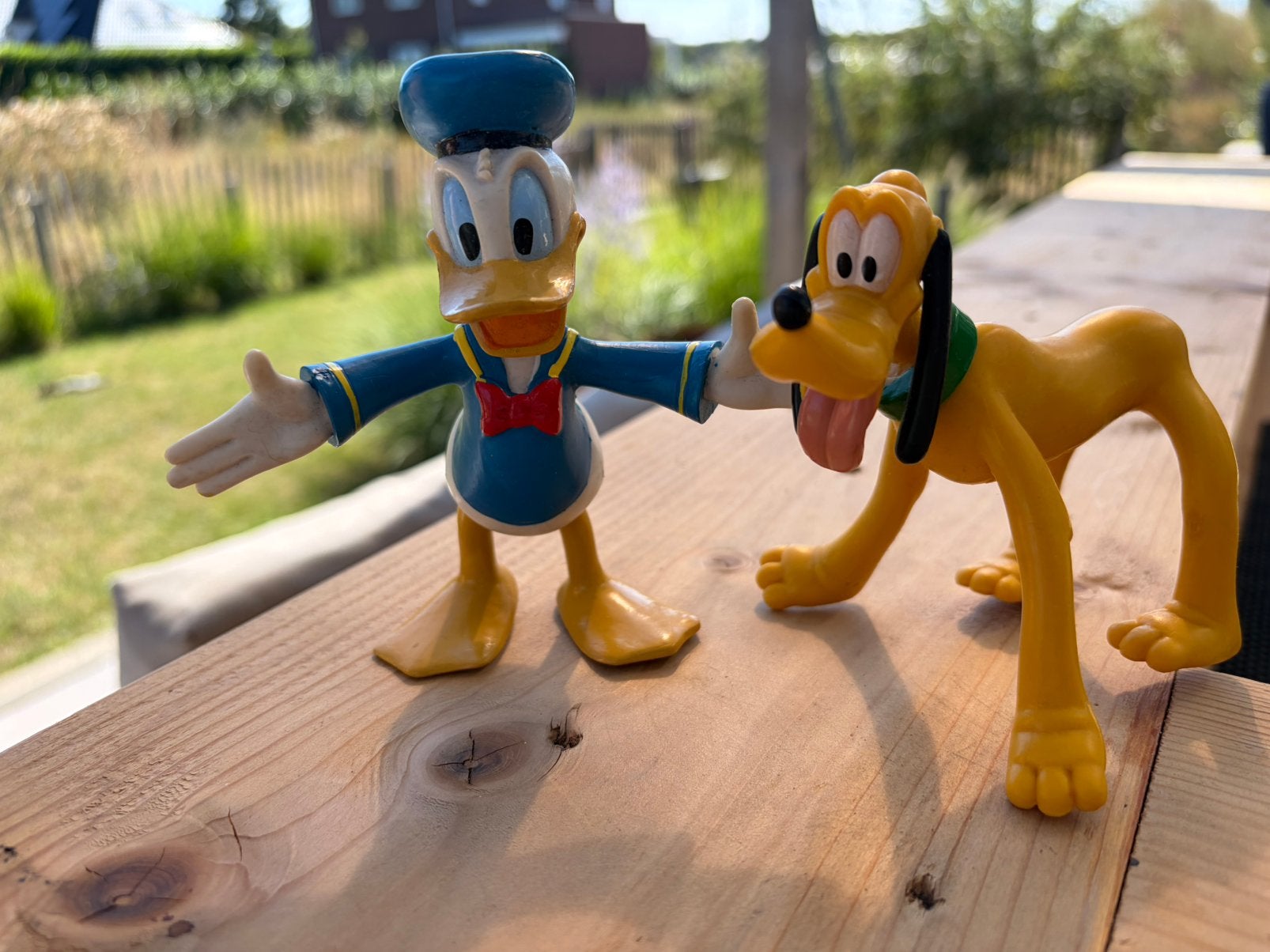 Disney Donald Duck and Goofy, Ophalen, Donald Duck, Zo goed als nieuw, Beeldje of Figuurtje