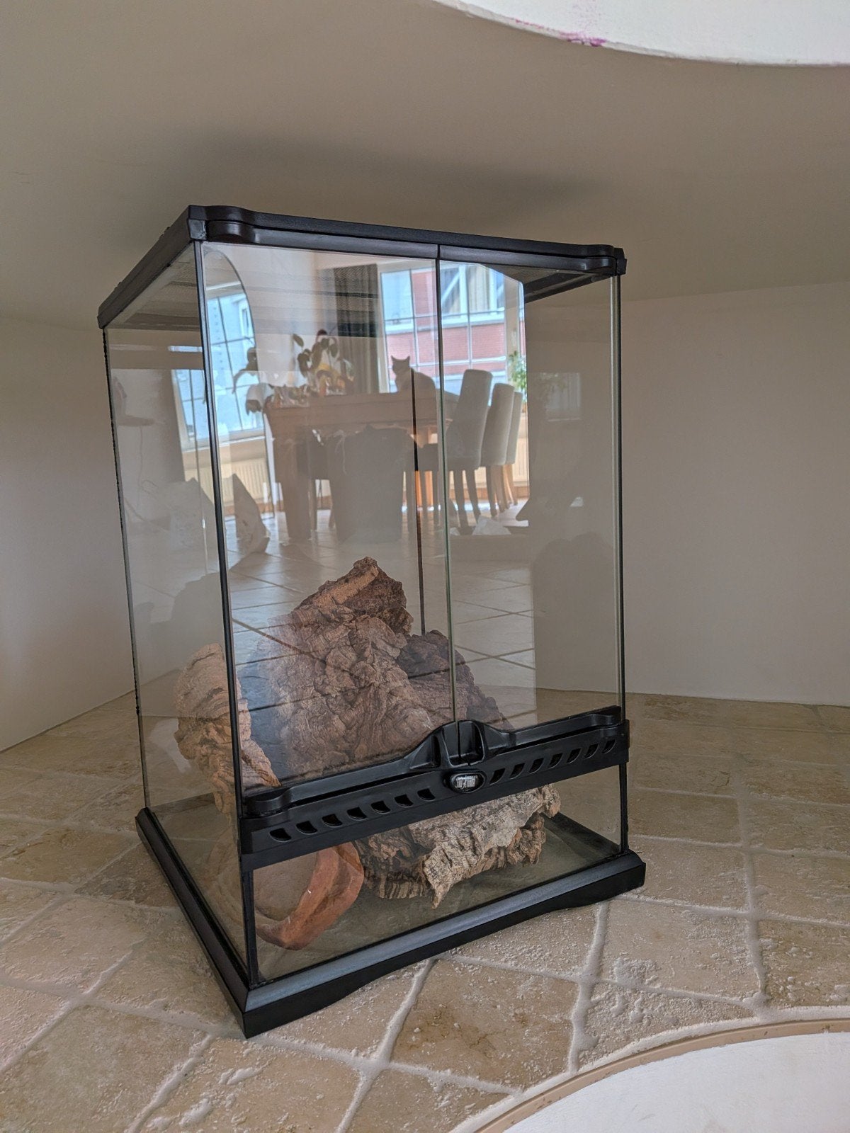 Terrarium , insecten of reptiel, Ophalen, Zo goed als nieuw, Terrarium of Paludarium