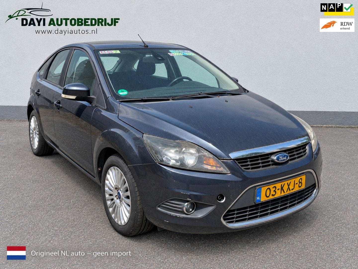 Ford Focus 1.8 Limited, Trekhaak, Navi, Climate/Cruise contr, Euro 5, Gebruikt, Zwart, 4 cilinders