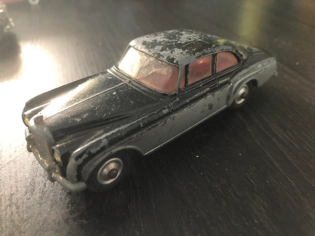 1:43 Oude Bentley Continental Corgi Toys Nr: 3, Ophalen of Verzenden, Gebruikt, Auto, Corgi