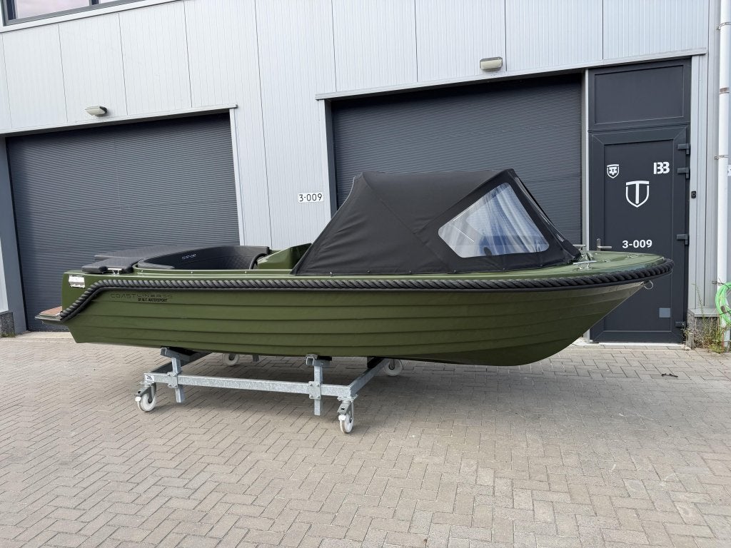 Coastliner 545 Tender Sloep Dark Olive incl. Tohatsu 15PK, Watersport en Boten, Sloepen, Tender, Wfwatersport@botenverhuurhoorn.nl