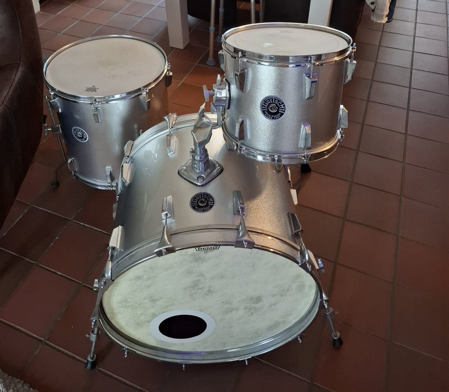 drumstel shellset 22,12,16 en 14 inch snaredrum in zgst, Muziek en Instrumenten, Ophalen, Zo goed als nieuw, Drums of Percussie