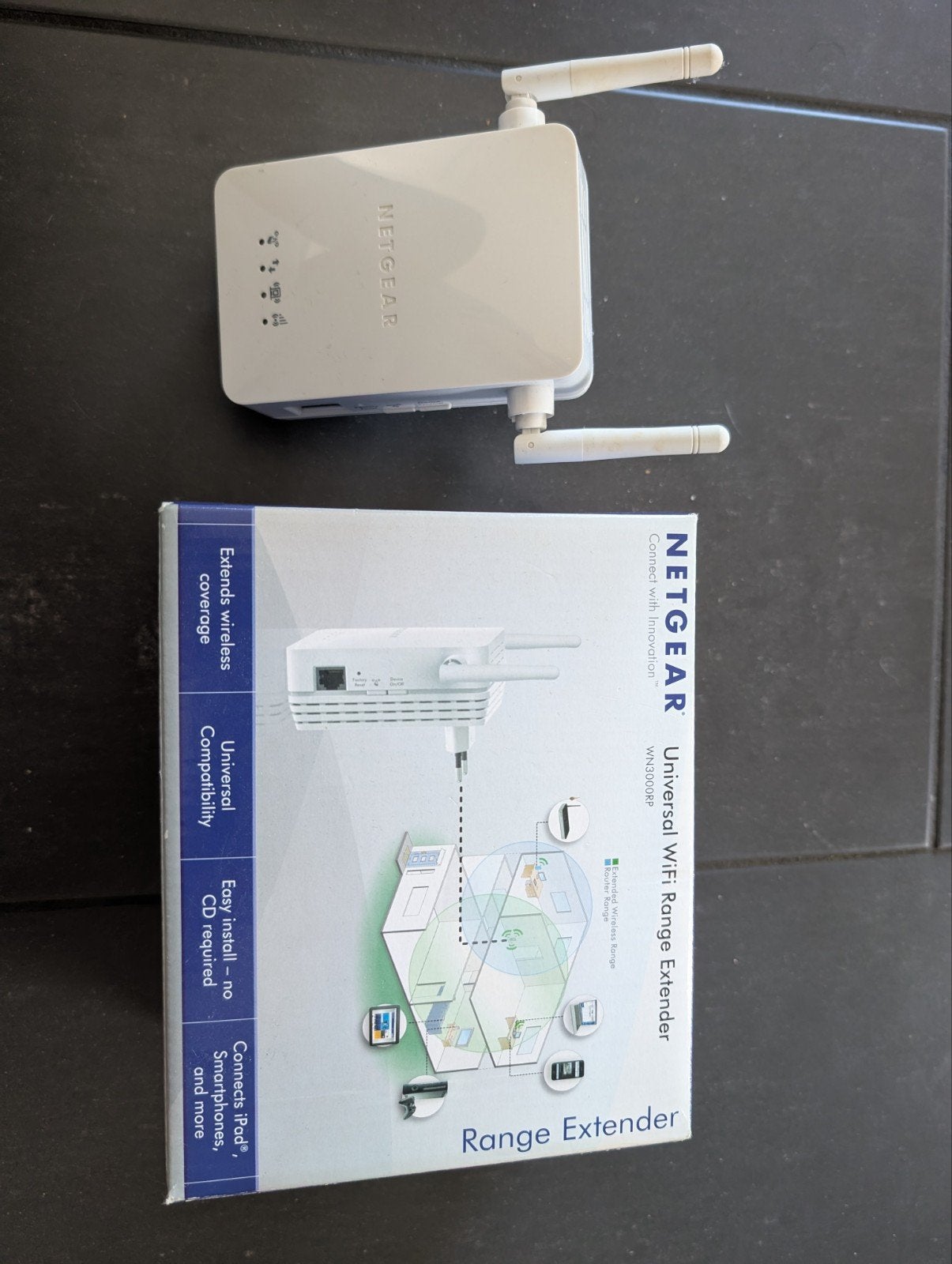 NETGEAR Universal WiFi Range Extender WN3000RP, Ophalen of Verzenden, Gebruikt, NETGEAR