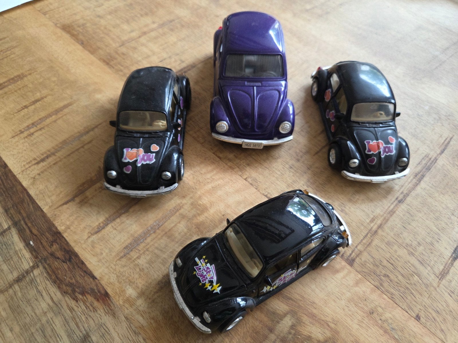 volkswagen Kevers 4 voor €5,-  collecters items, Ophalen of Verzenden, Gebruikt, Overige merken