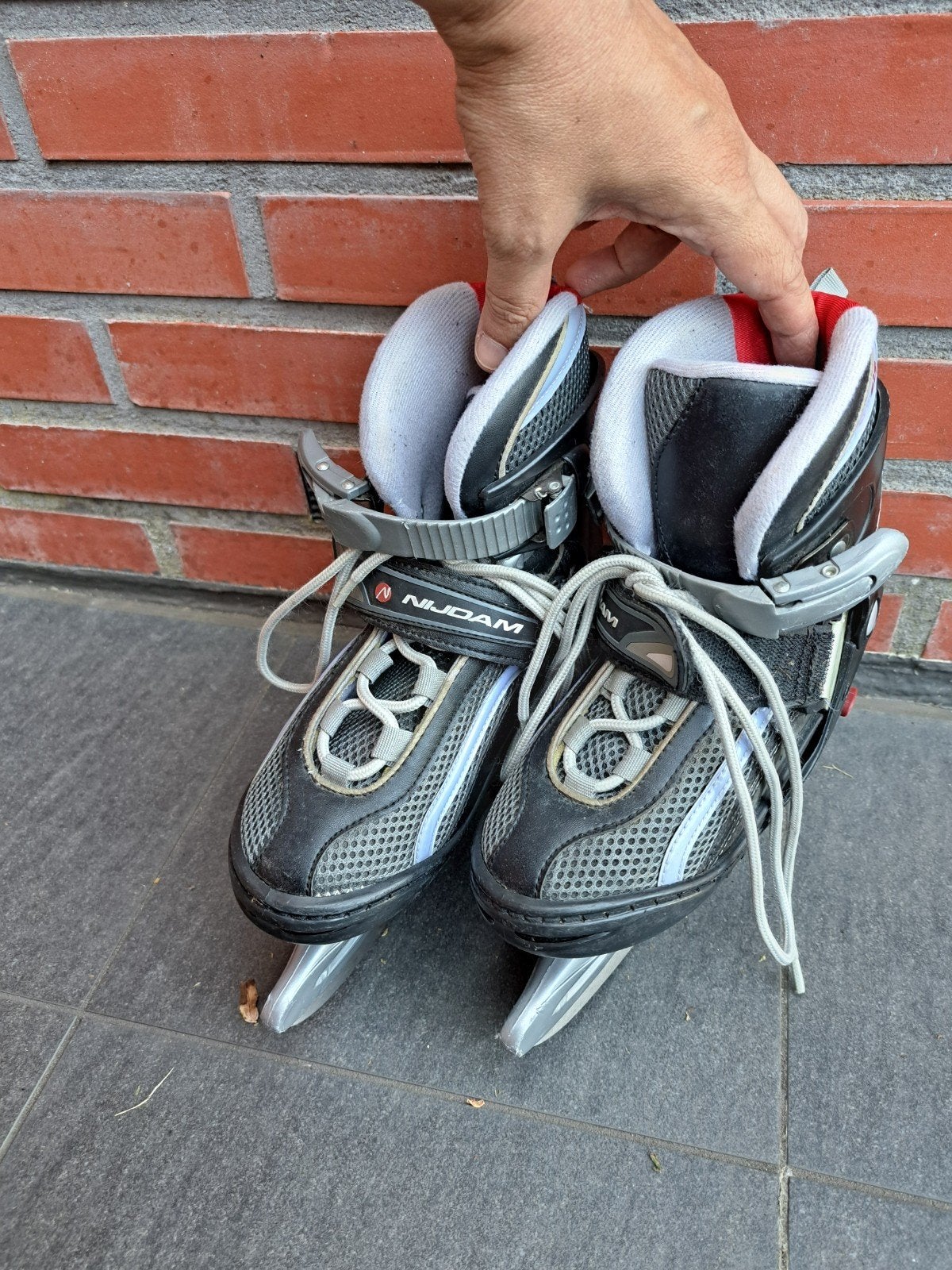 Nijdam verstelbare ijshockeyschaatsen, maat 34-37, Sport en Fitness, Schaatsen, Gebruikt, IJshockeyschaatsen, Nijdam, Ophalen of Verzenden