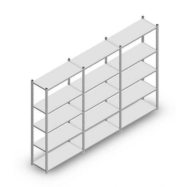Ruim 20 meter legbord stelling gegalvaniseerd, Ophalen, Gebruikt
