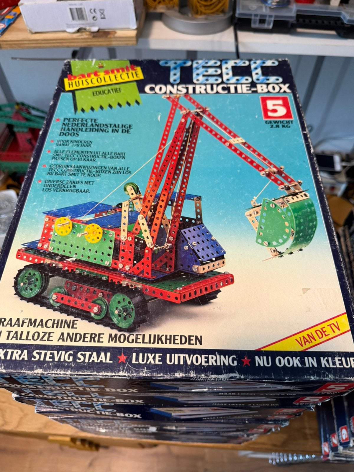 Tecc Tecc Tecc meccano 10 X doos nr 5, Ophalen, Zo goed als nieuw, Groter dan 1:32