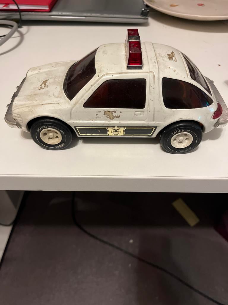 Vintage Tonka Pacer Politieauto - Speelgoedauto, Ophalen of Verzenden, Gebruikt