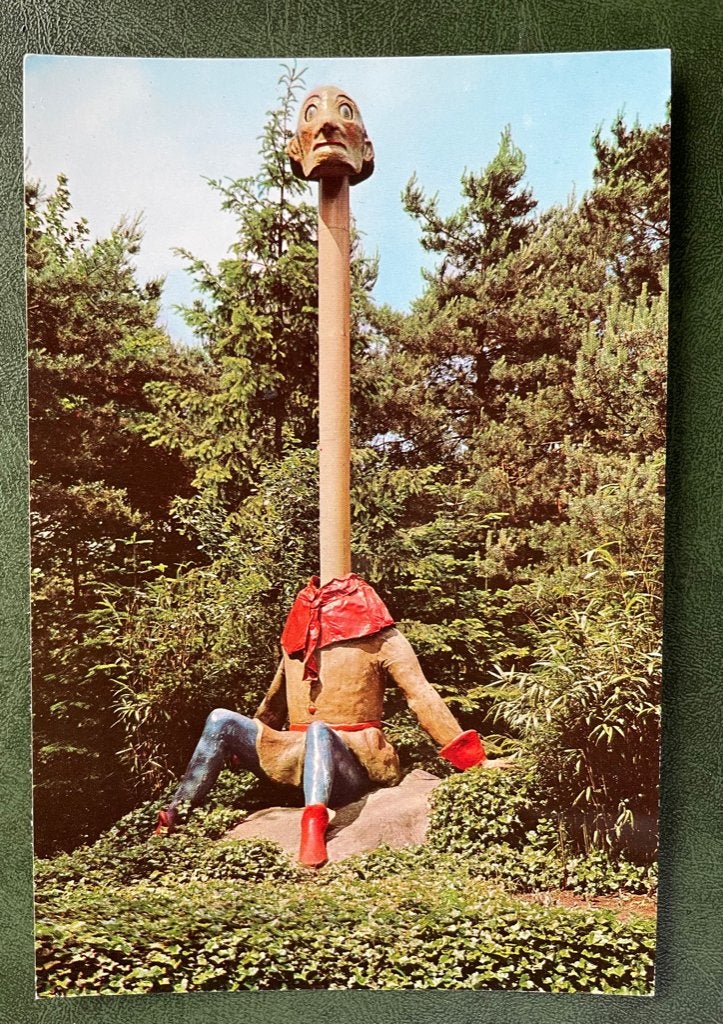 ansichtkaart van De Efteling; de Lange Man of Lange Jan ., Verzamelen, Verzenden, Zo goed als nieuw, Overige typen