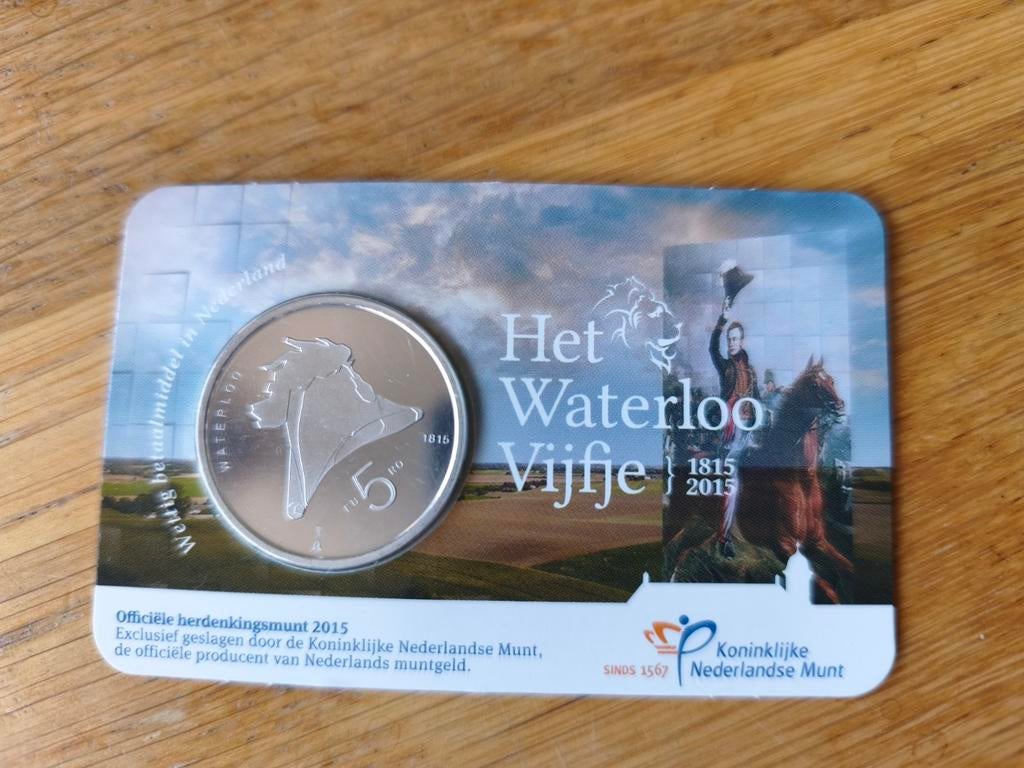 Het Waterloo Vijfje 1815 - 2015, Ophalen of Verzenden, Euro's
