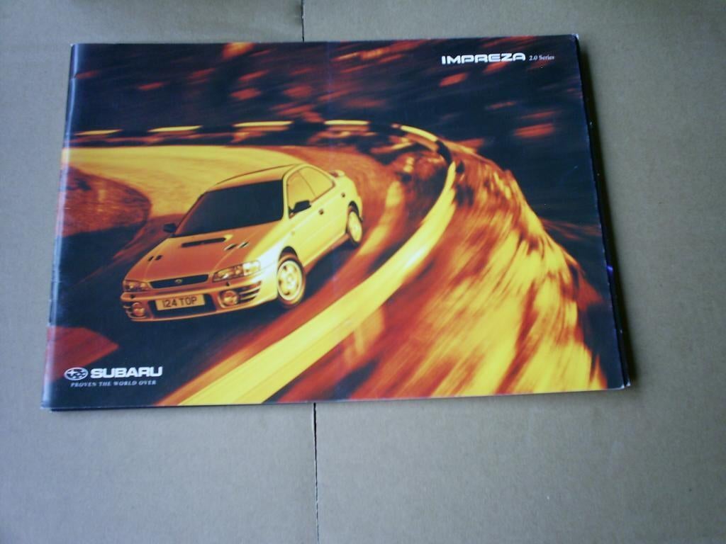 Subaru Impreza 2.0 Series 4 / 1998 28 pag. Engels, Verzenden, Zo goed als nieuw, Overige merken