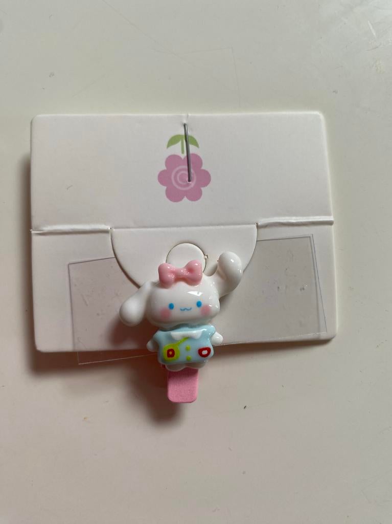 Haarclip  hellokitty kuromi, Ophalen of Verzenden, Zo goed als nieuw, Overige kleuren, Oorbellen