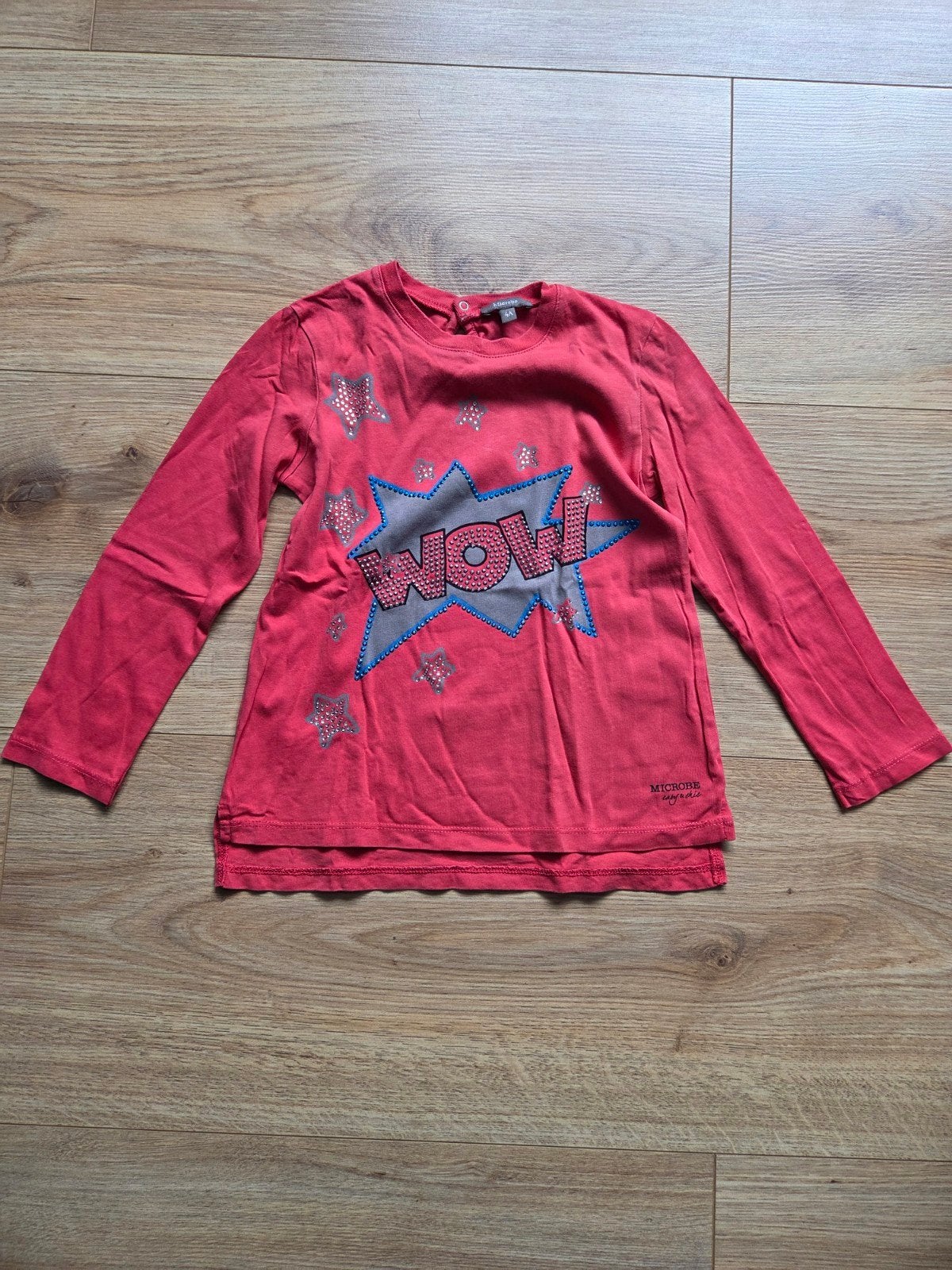 Longsleeve Microbe, maat 4, Meisje, Ophalen of Verzenden, Shirt of Longsleeve, Microbe