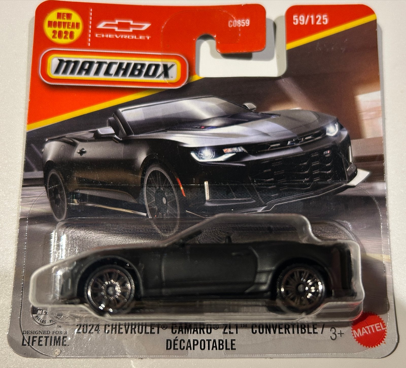 Matchbox 2024 Chevrolet Camaro ZL1 Convertible, Hobby en Vrije tijd, Ophalen of Verzenden, Nieuw, Auto