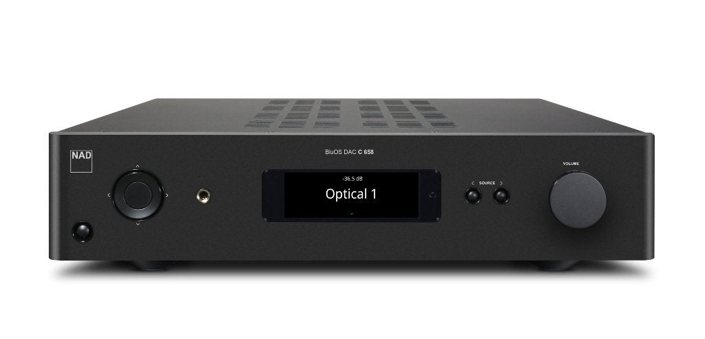 NAD C658 BluOS Streaming DAC Voorversterker, Overige merken, Nieuw, Ophalen of Verzenden, 120 watt of meer