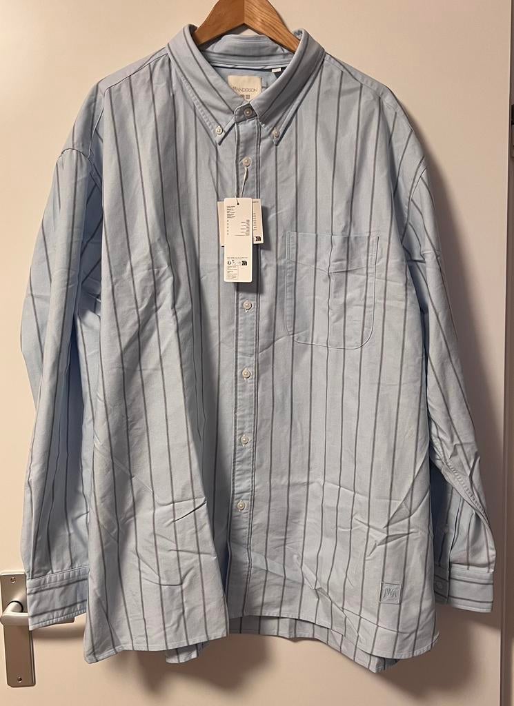 Uniqlo x JW Anderson blauw gestreepte blouse, overhemd, top, Kleding | Dames, Blouses en Tunieken, Ophalen of Verzenden, Nieuw