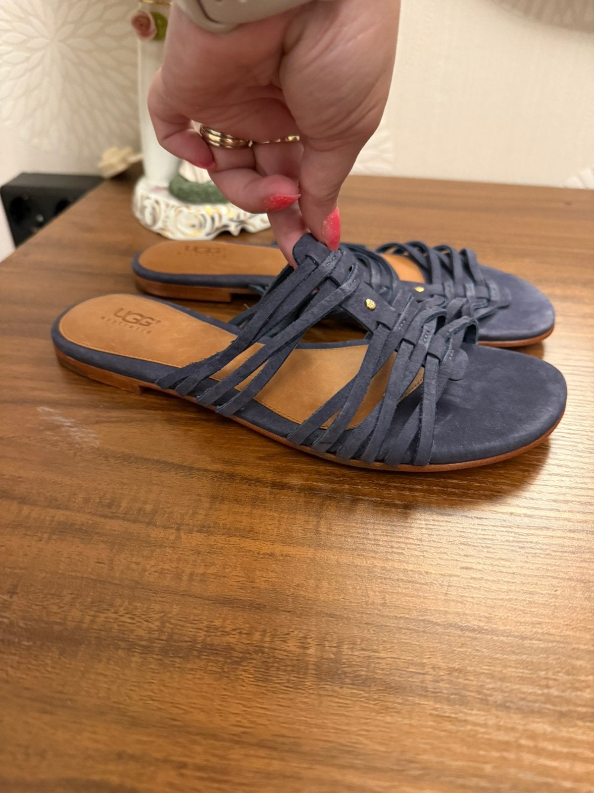 Ugg slippers blauw - nieuw, Slippers, Nieuw, Verzenden, Blauw