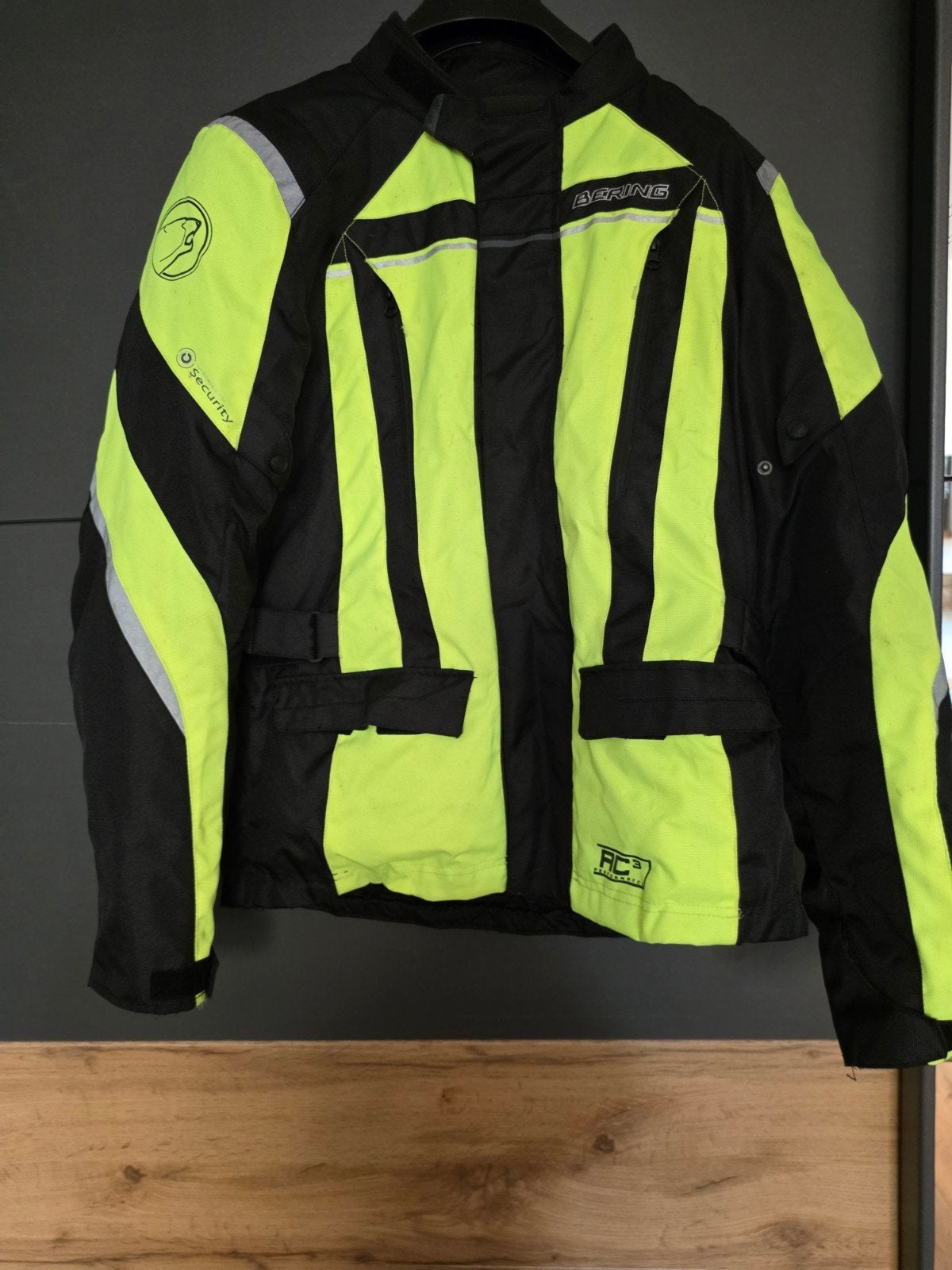 BERING Motorjas Textiel Tourjas Fluor Geel/Zwart Maat L, Ophalen, Jas | textiel, Heren, BERING