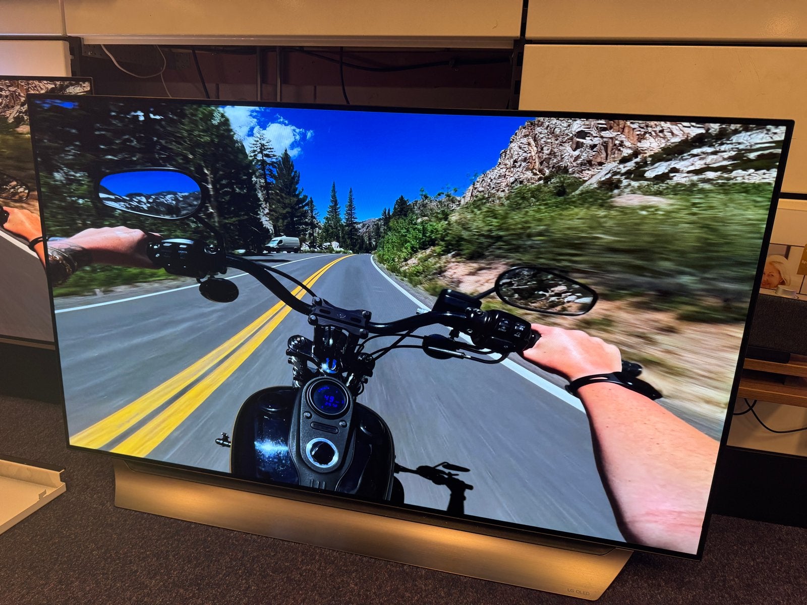 LG OLED TV 55 inch (2018) met Magic Remote en voet, Ophalen, Gebruikt, 100 cm of meer, 4k (UHD)